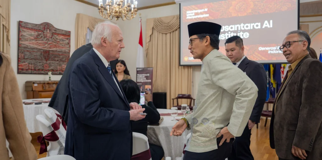 Ambassador David Merrill, Sandiaga Uno